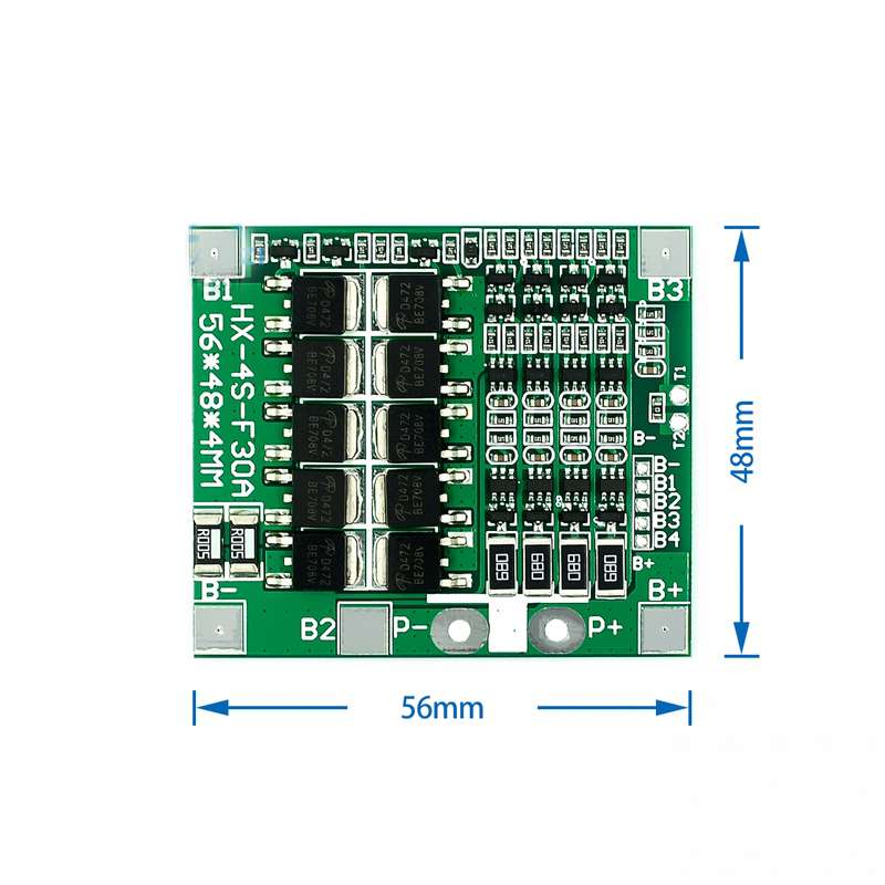 Circuit BMS 14.8V équilibré 30A avec MOS